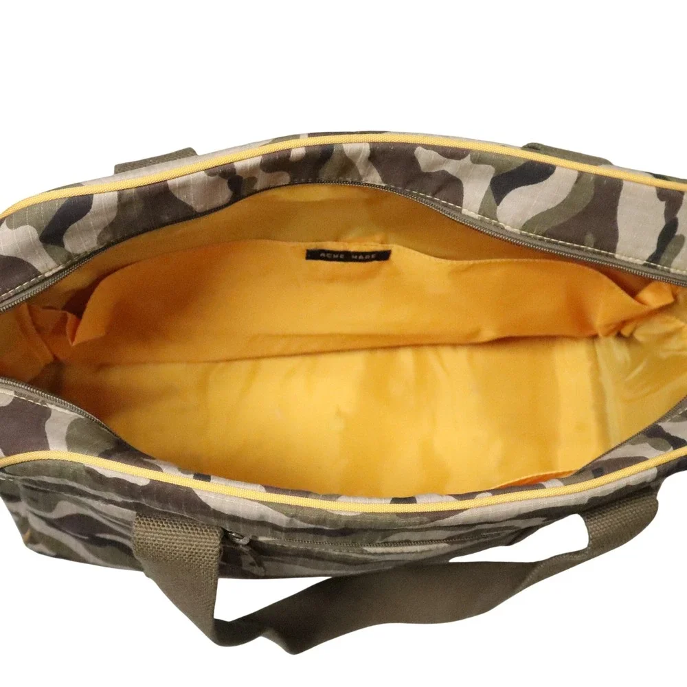 Acme Made Trixie Camo Laptop Bag‎ Large Camo Ripstop Nylon Travel Work Utility